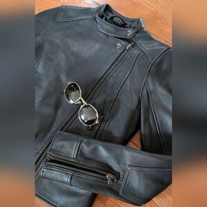 GAP Leather Black Jacket